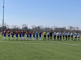 Die B-Junioren vor dem Spiel gegen JSG Hettstedt/Wippertal