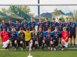 Als frisch gebackener Stadtmeister wurden unsere B2-Junioren am Mittwoch geehrt